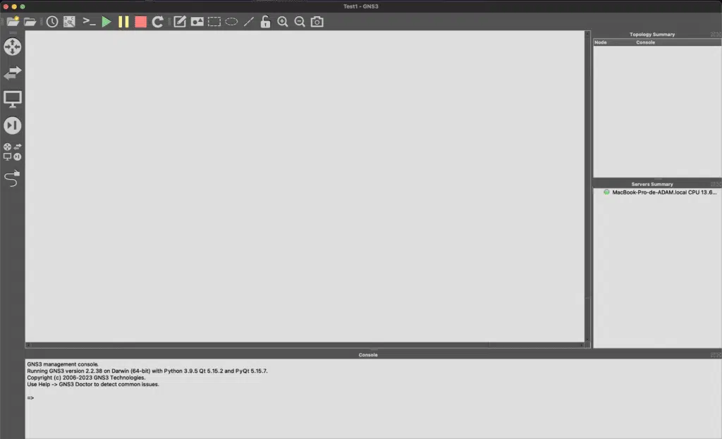 Comment installer GNS3 GUI sur macOS, MacBook M1 et M2 ?