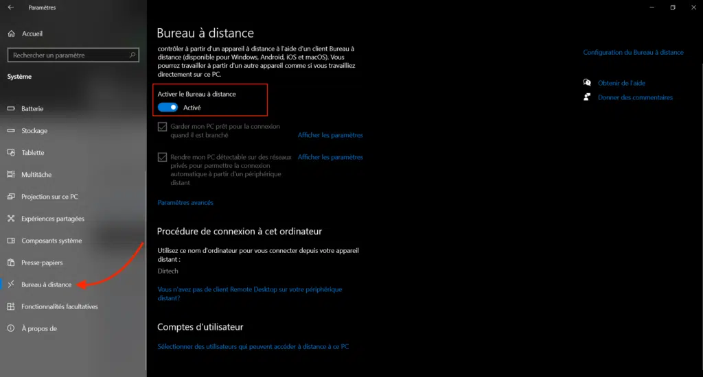 Utiliser RDP pour se connecter à un ordinateur Windows depuis MacOS
