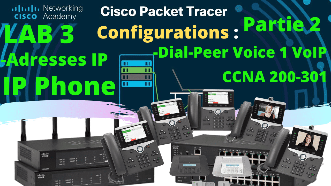 Lire la suite à propos de l’article LAB 3: Configurer les adresses IP, Téléphone IP et dial-peer VoIP avec Cisco Packet Tracer Part 2