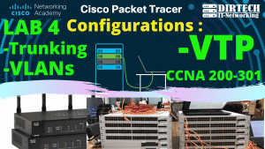 Lire la suite à propos de l’article LAB 4: Configuration des VLANs, TRUNK et VTP avec Cisco Packet Tracer
