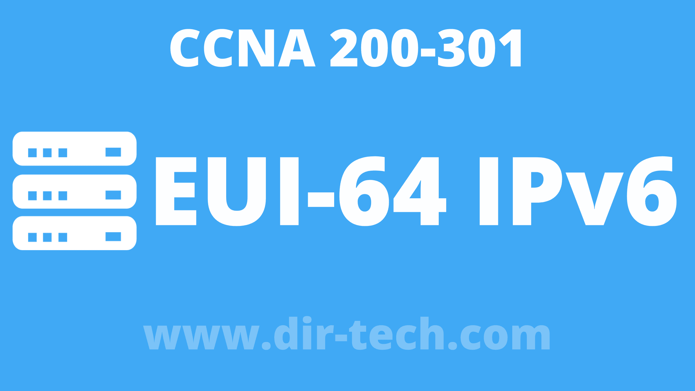 Comprendre EUI-64 d’IPv6
