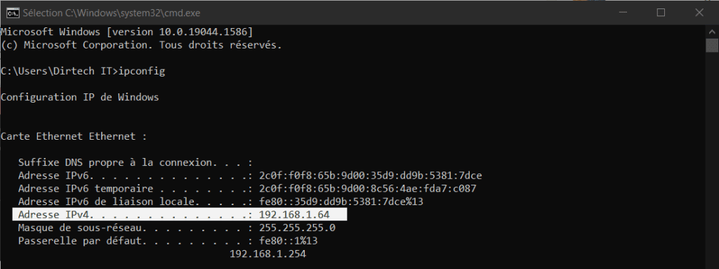 Différence entre une adresse IPv4 privée et publique 