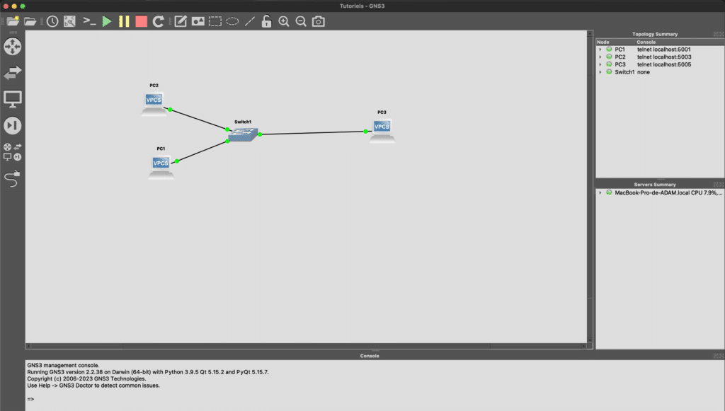 How to install GNS3 GUI on macOS, MacBook M1 and M2?