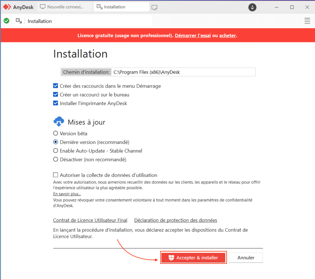 Comment installer AnyDesk sur Windows 10, 11 ?