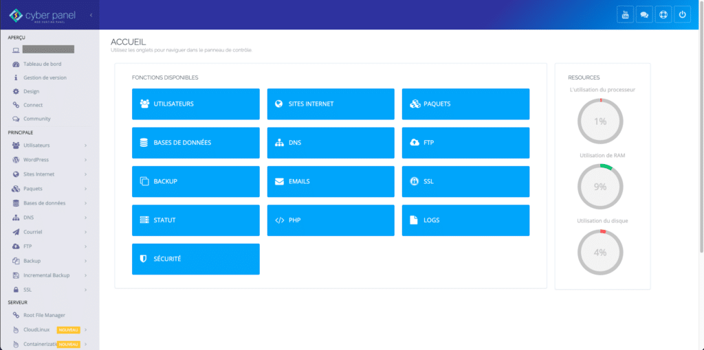 Comment installer CyberPanel : Guide étape par étape