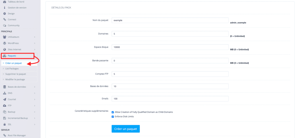 Comment ajouter un site Web sur CyberPanel ?