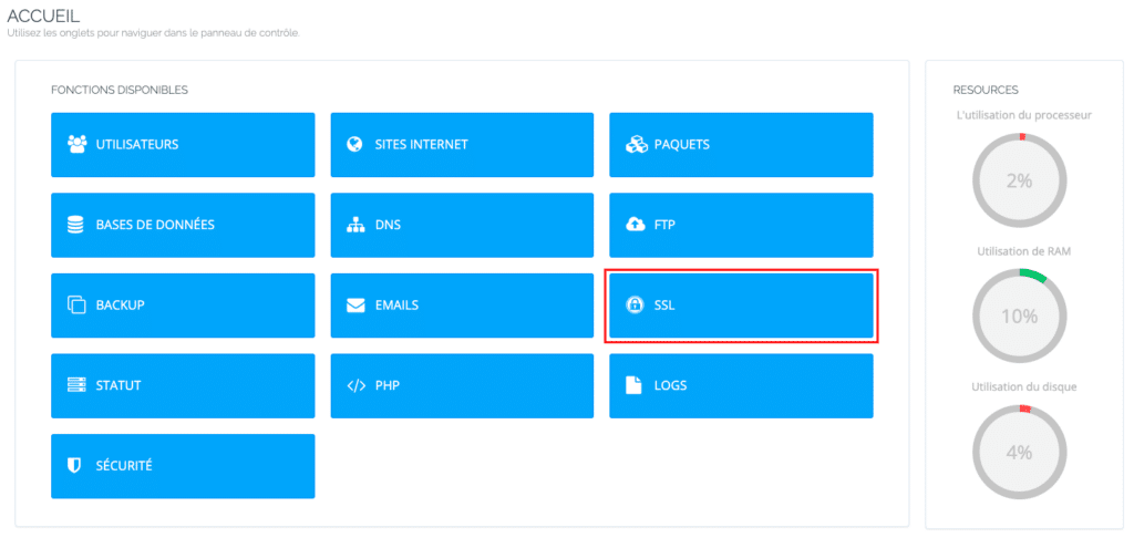 Install an SSL certificate on CyberPanel 