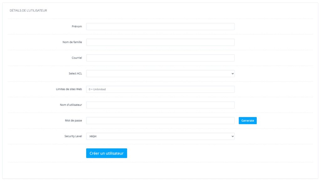 How to create and manage users in CyberPanel?