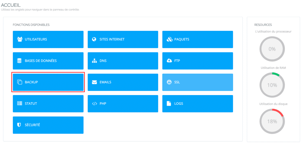 How to create and restore CyberPanel backups?