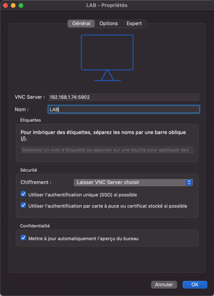 installer configurer VNC Ubuntu