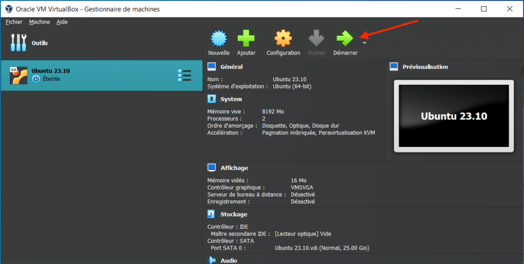 Comment installer Ubuntu 23.10 sur VirtualBox ?