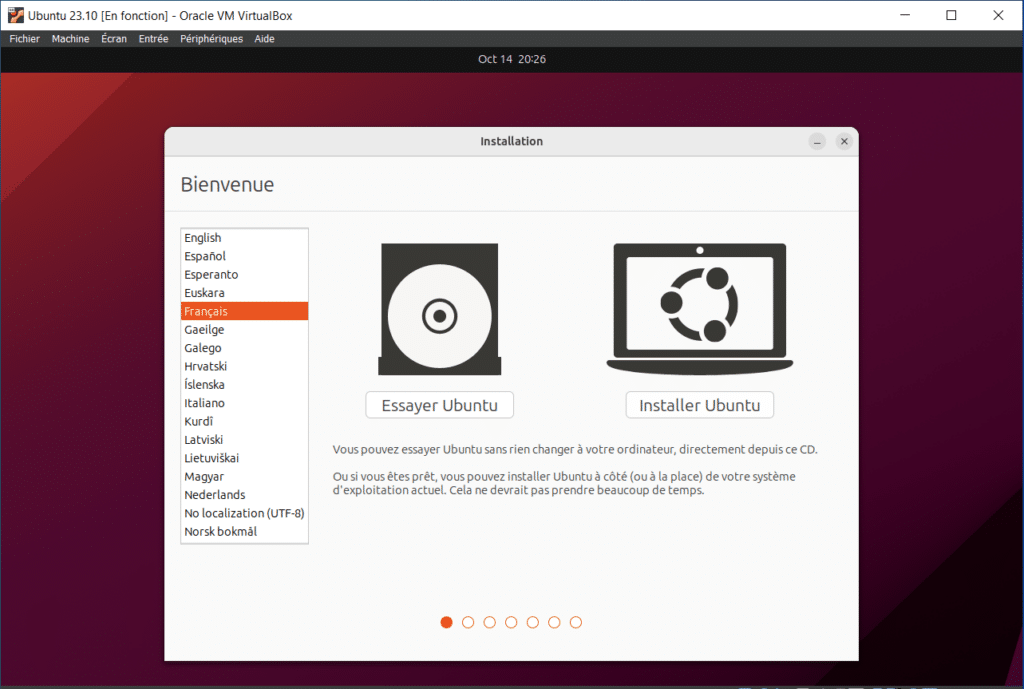 Comment installer Ubuntu 23.10 sur VirtualBox ?