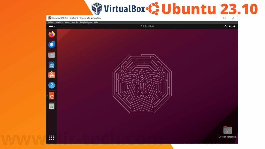 Comment installer Ubuntu 23.10 sur VirtualBox