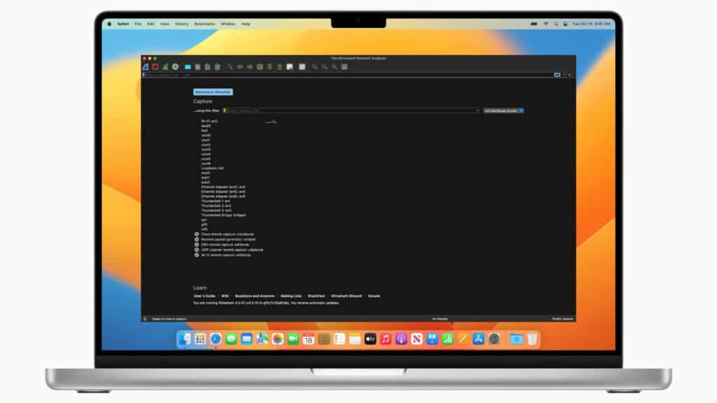 Comment installer Wireshark sur Mac M1, M2 et autres