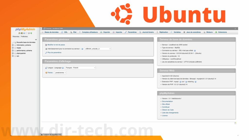 Comment installer phpMyAdmin sur Ubuntu 22.04