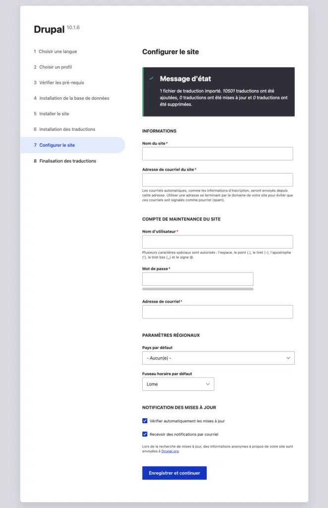 Comment installer Drupal sur Ubuntu 22.04