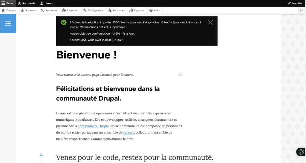 Comment installer Drupal sur Ubuntu 22.04