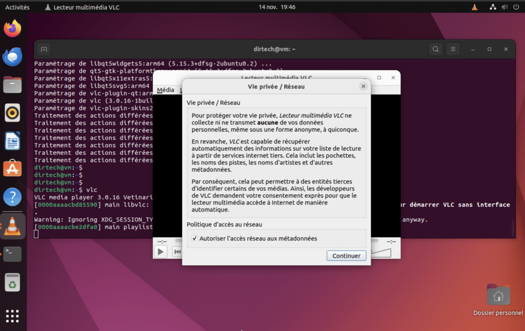 How do I install VLC on Ubuntu?