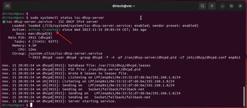 How to configure a DHCP server on Ubuntu?