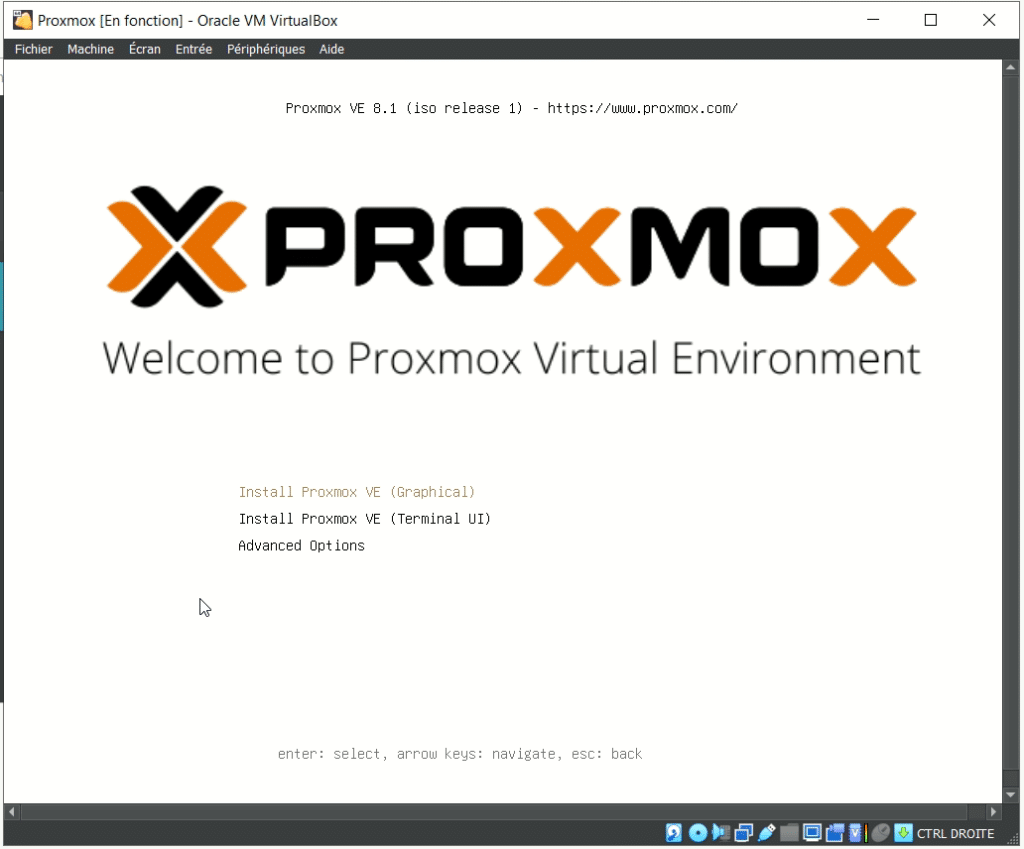 How to install Proxmox VE on VirtualBox?