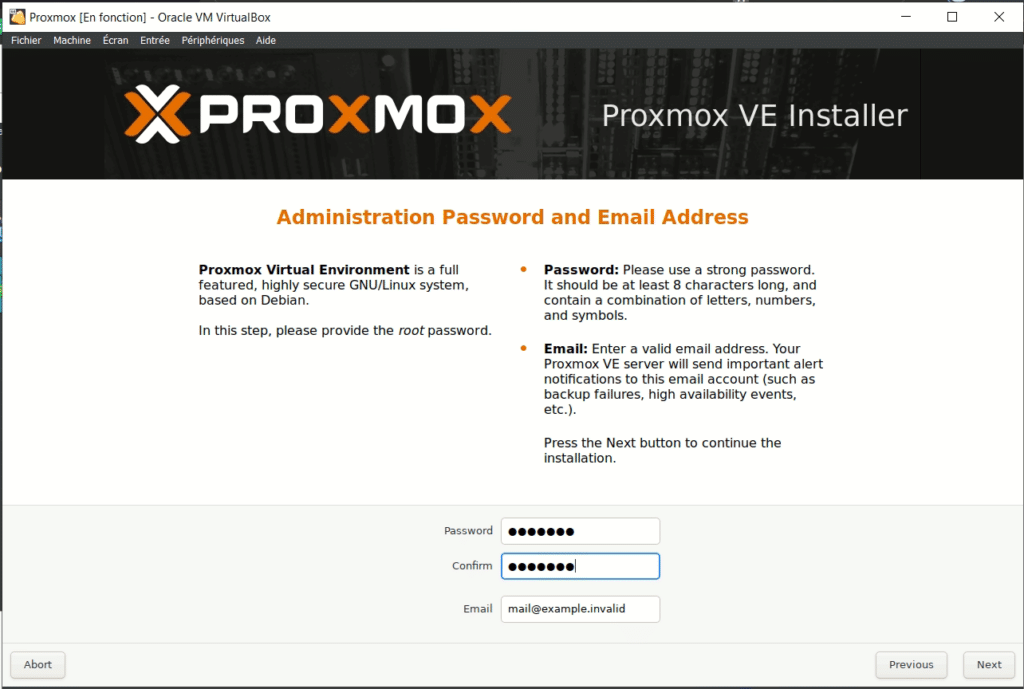 How to install Proxmox VE on VirtualBox?