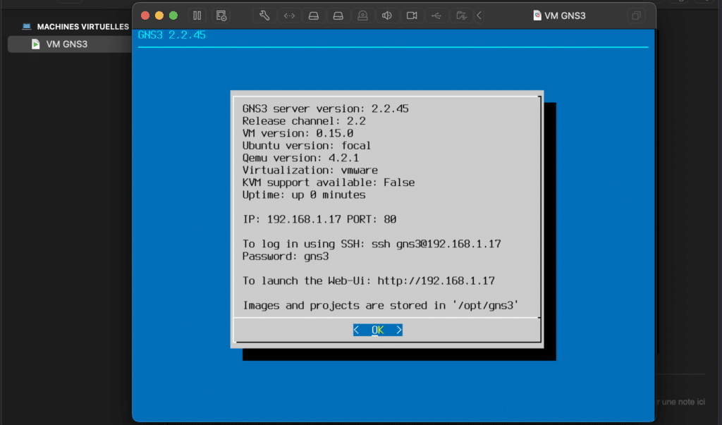 How to install GNS3 VM on a Mac Apple Silicon M1, M2 or M3?