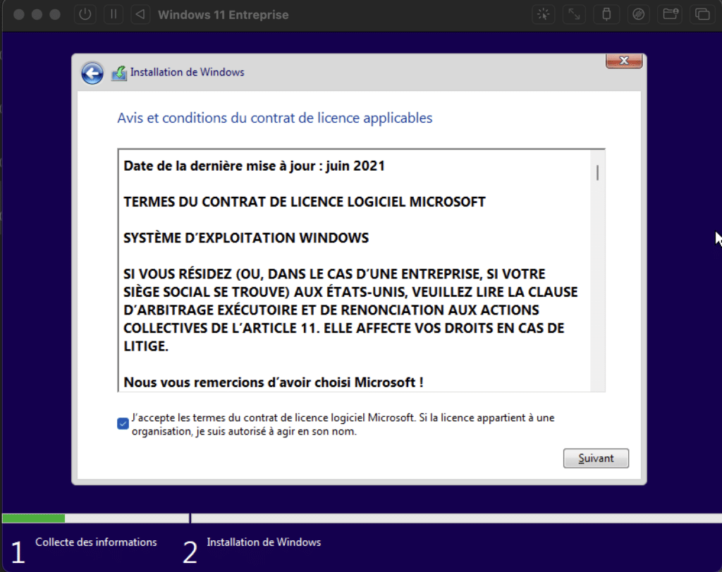 Installer Windows 11 sur un Mac M1/M2/M3 avec UTM