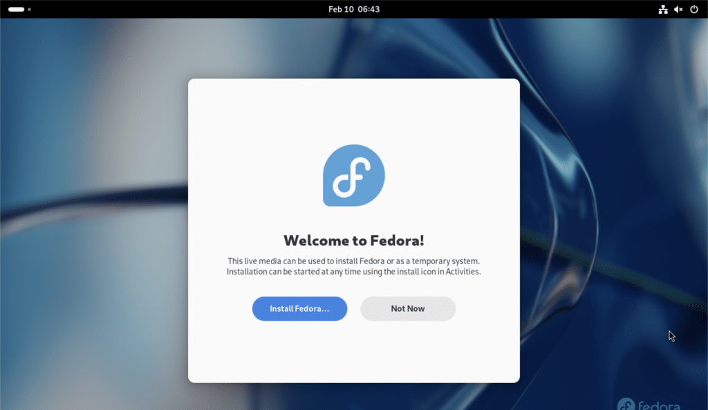 Installer Fedora sur un Mac M1/M2/M3 avec UTM