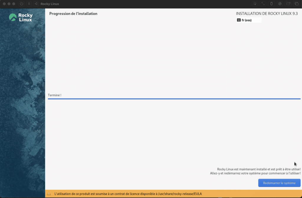 Installer Rocky Linux sur votre Mac Apple Silicon