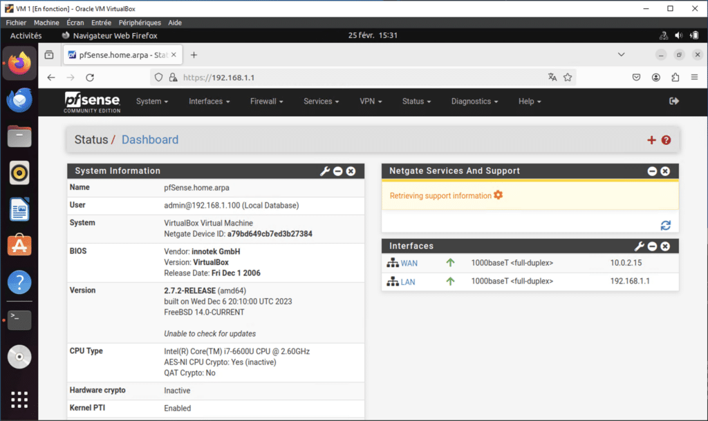 How to set up a pfSense LAB with VirtualBox?