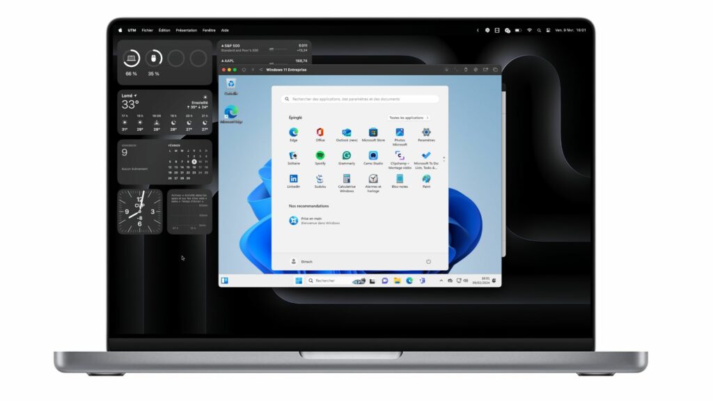 Installer Windows 11 sur un Mac M1M2M3 avec UTM