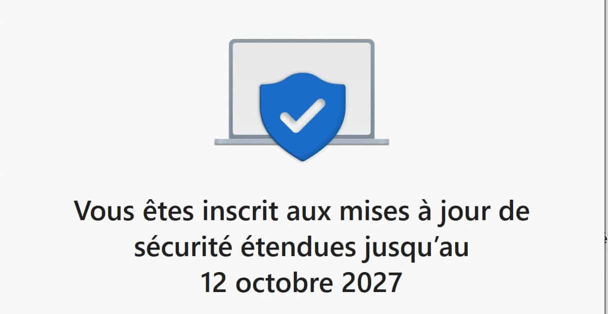 Lire la suite à propos de l’article Microsoft prolonge les mises à jour de Windows 10 jusqu&rsquo;en 2027